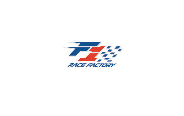 f1方程式赛车标志红蓝色彩鲜明对比racefactory