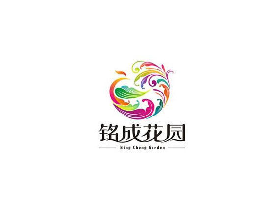 铭成花园楼盘logo设计