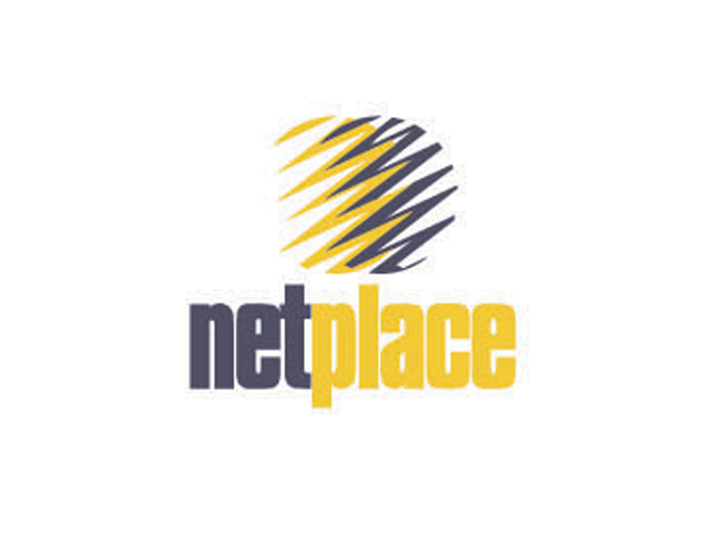 科技公司LOGO设计创意用NETPLACE品牌字母